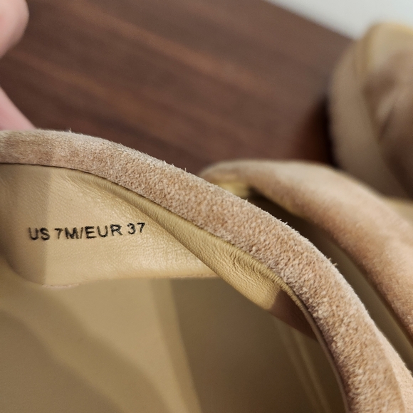 New Vince Skylar Womens Leather Slingback Wedge Sandals Size 7, E.U. 37 - Picture 10 of 16